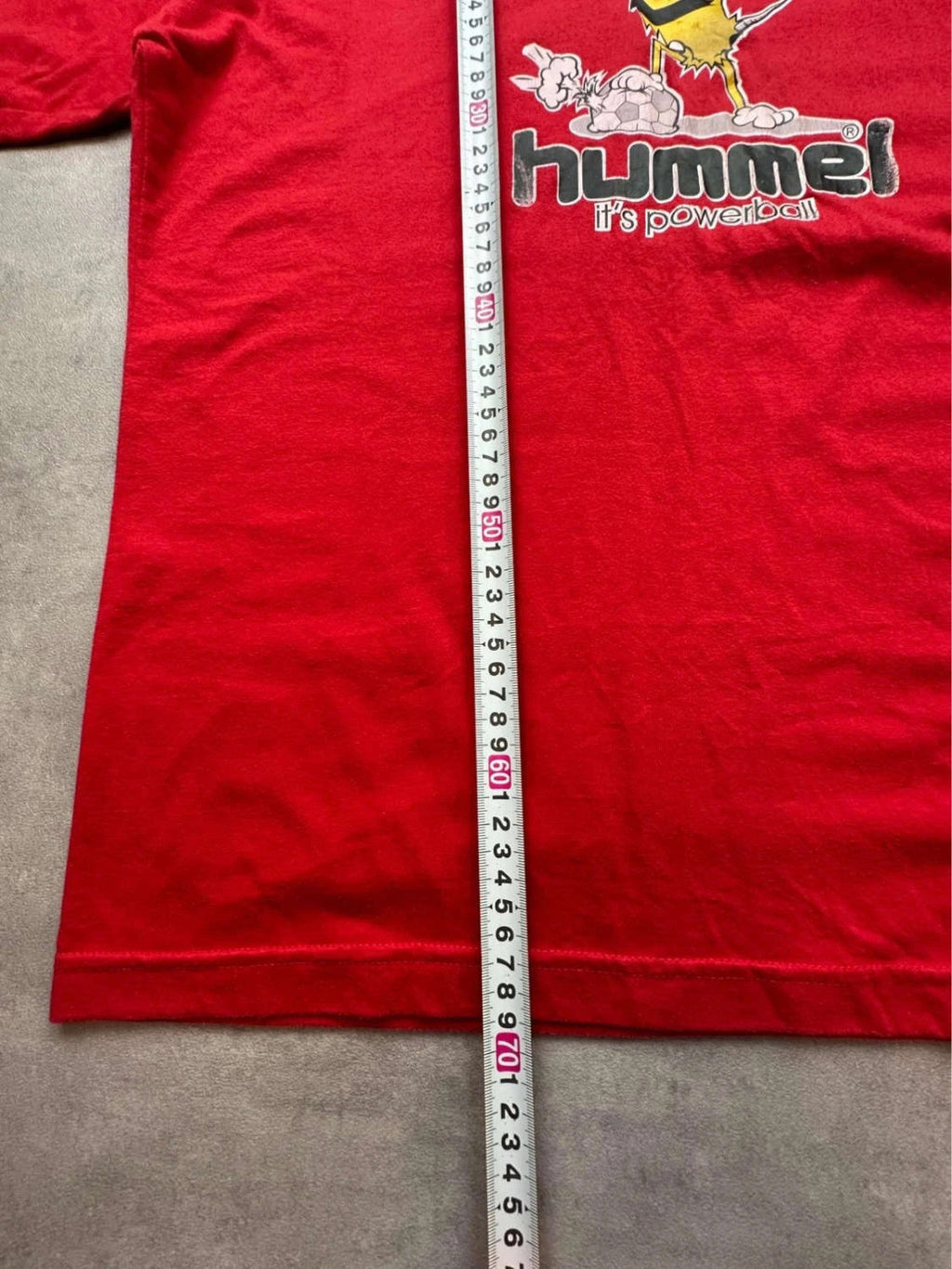 T-Shirt Vintage Hummel Sportswear Graphic Rouge