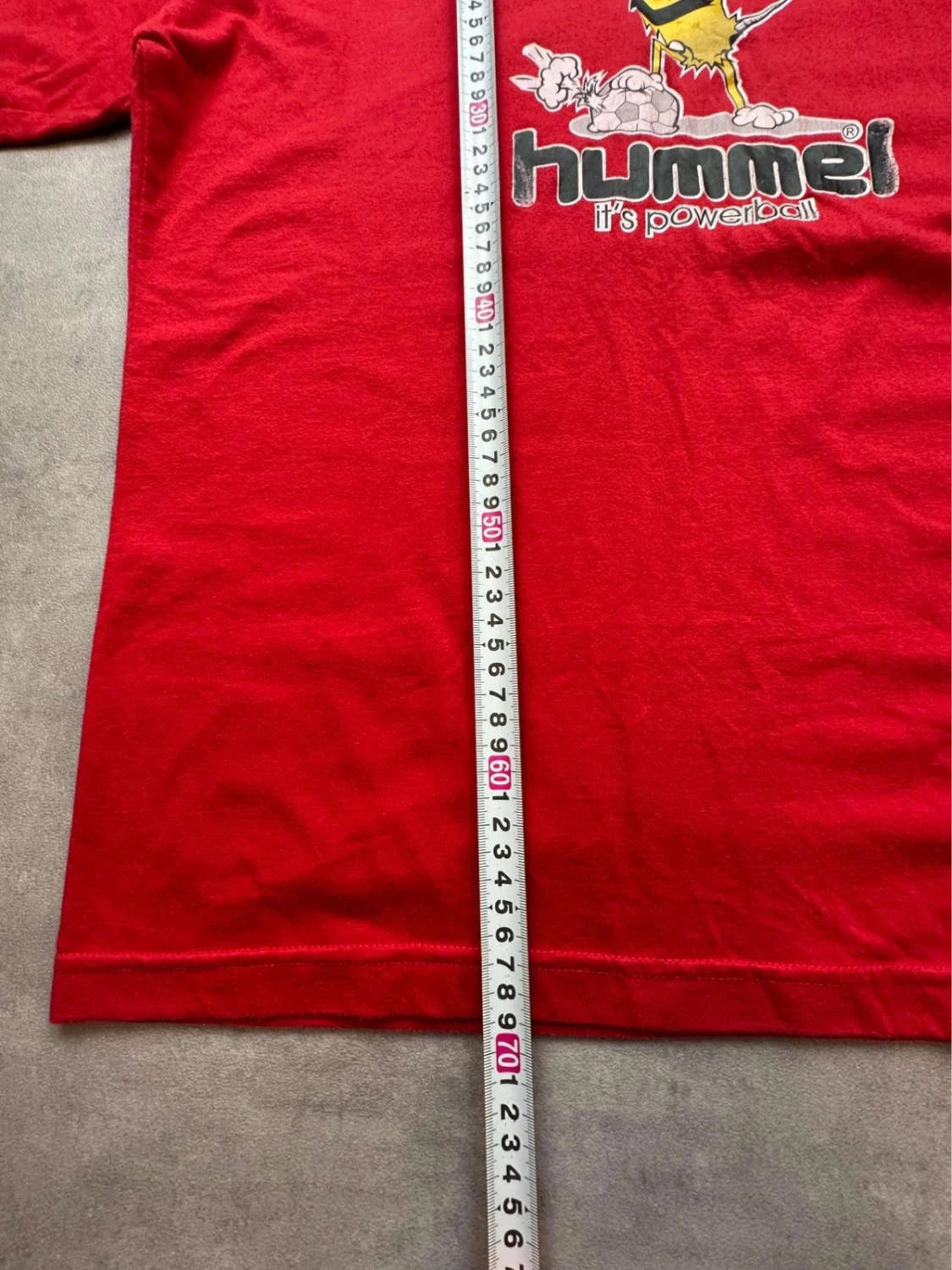 T-Shirt Vintage Hummel Sportswear Graphic Rouge