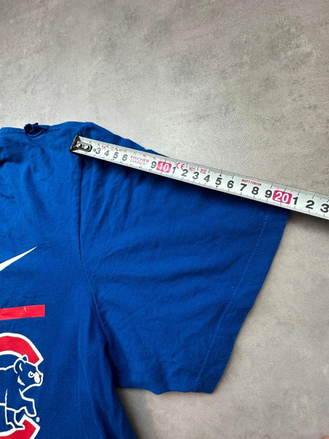T-Shirt Nike Vintage Cubs World Series 2018 Bleu