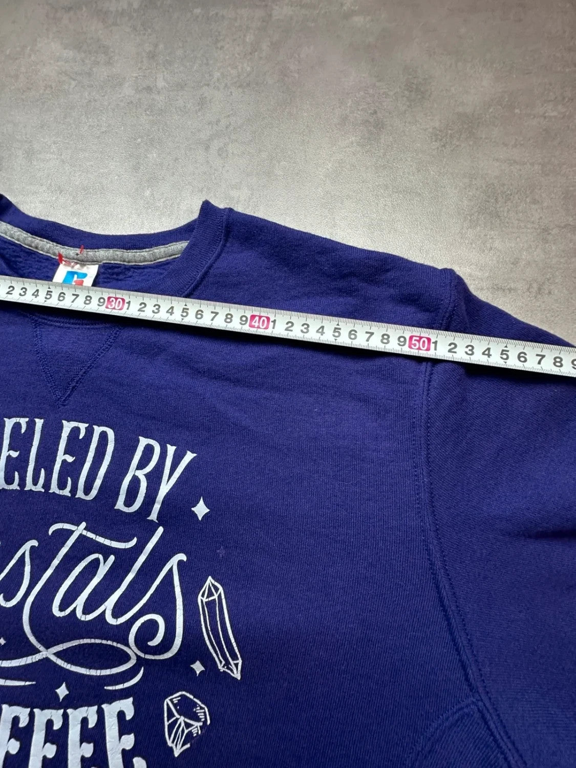 Sweat Russell Athletic Vintage Crystals & Coffee Violet – USA