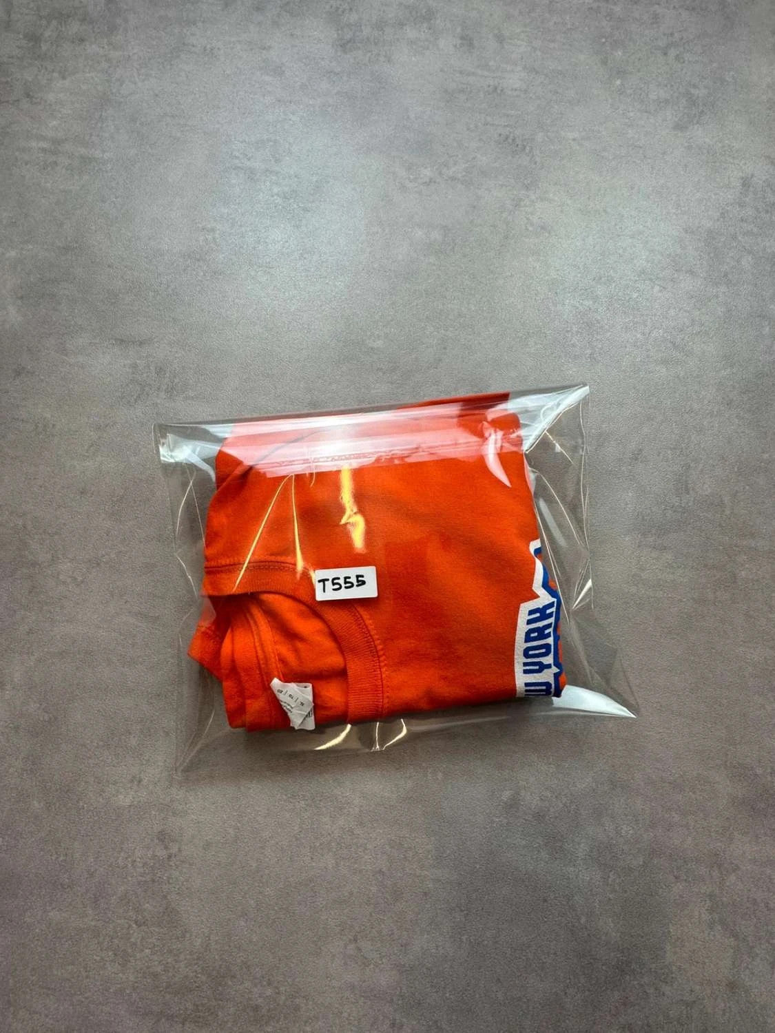 T-Shirt Vintage New York Knicks NBA Orange Logo Basketball 90s Y2K Streetwear