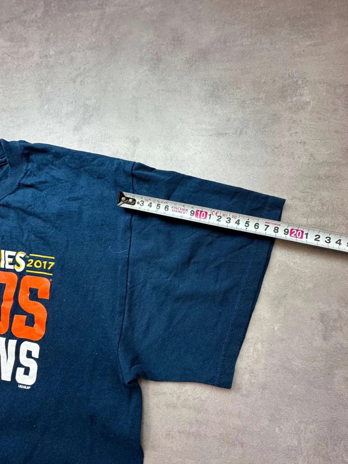 T-Shirt MLB Vintage Astros Champions 2017 Marine