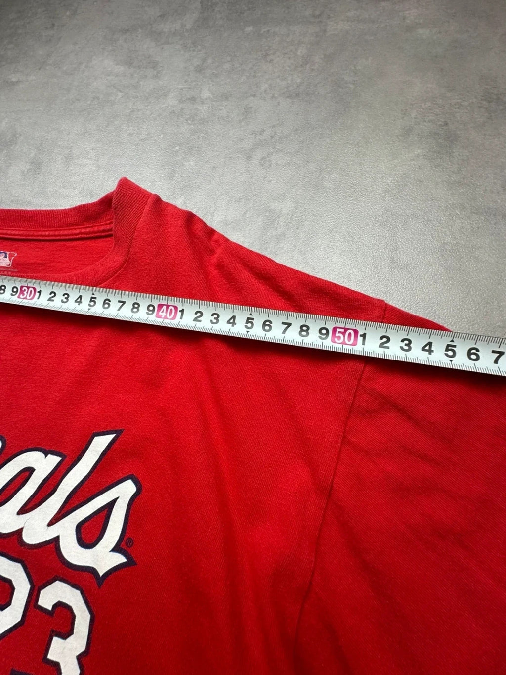 Tee-Shirt Vintage Majestic St. Louis Cardinals David Freese #23 Rouge