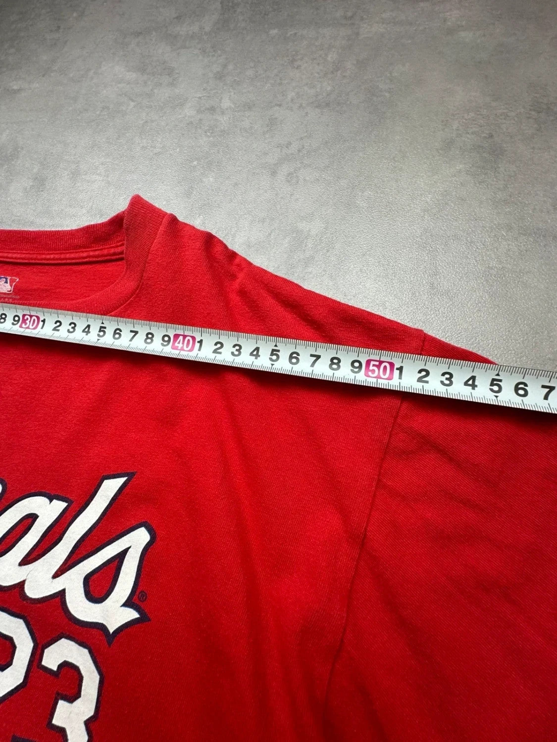 Tee-Shirt Vintage Majestic St. Louis Cardinals David Freese #23 Rouge