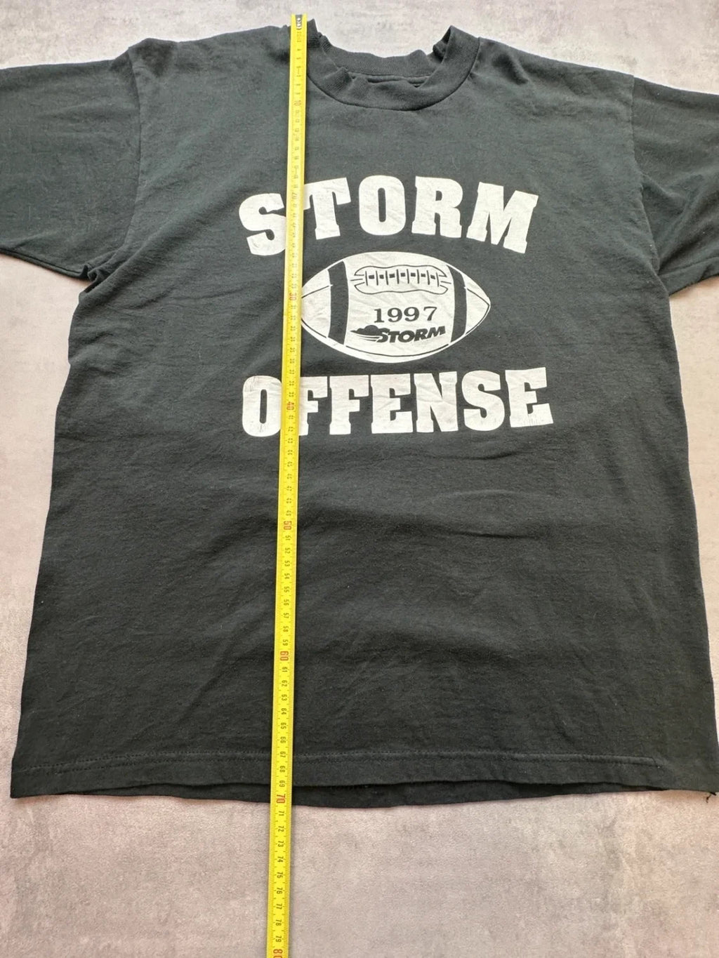 Tee-Shirt Vintage Storm Offense 1997 Noir