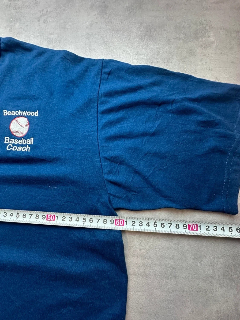 Tee-shirt Vintage Beachwood Baseball Coach Bleu Marine