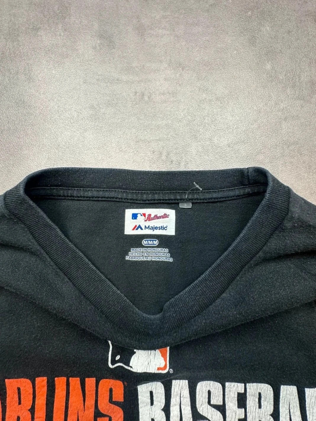 Tee Shirt MLB Vintage Miami Marlins – Noir