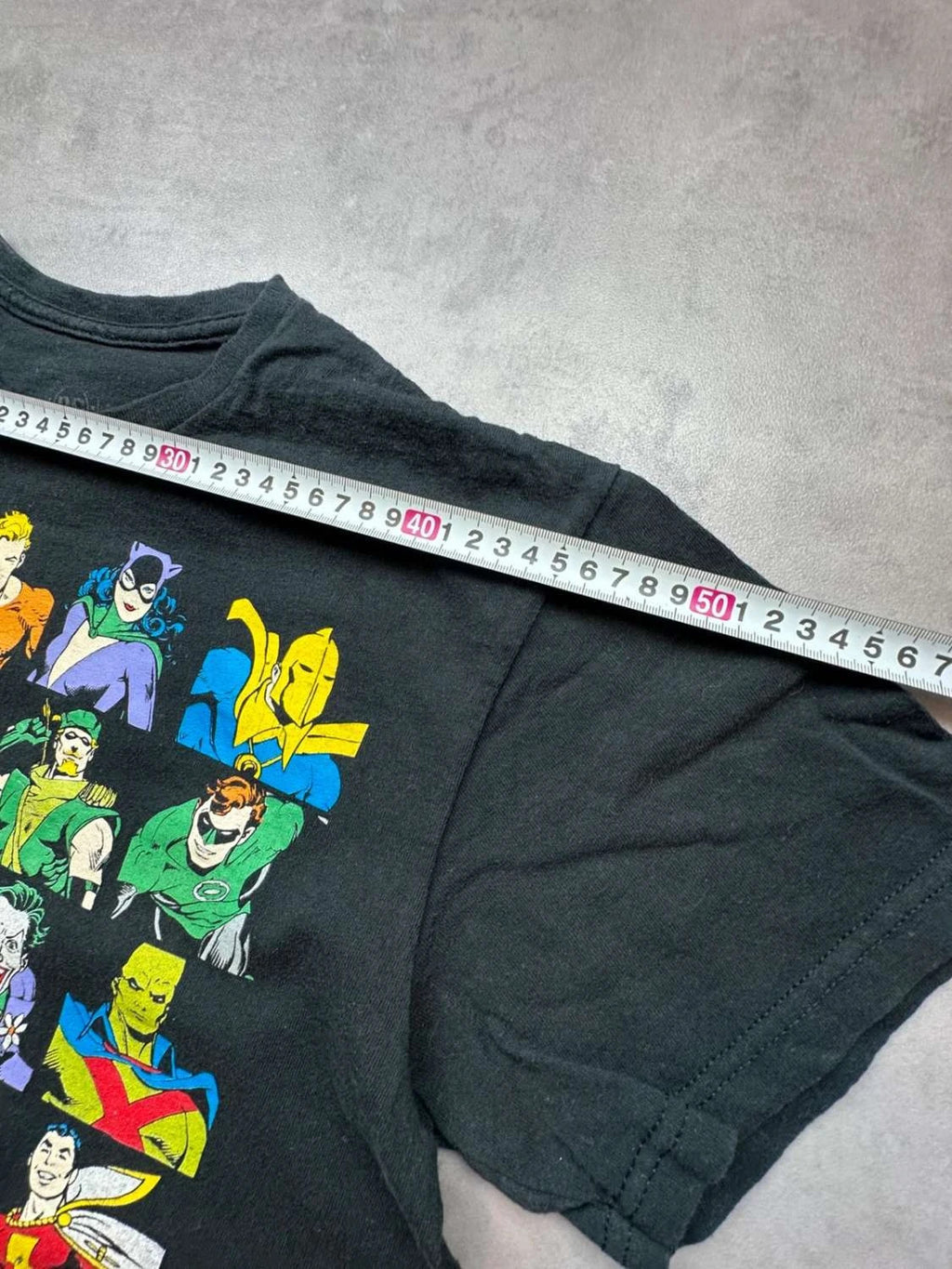 T-Shirt Vintage Youth DC Comics Originals Cartoon Noir