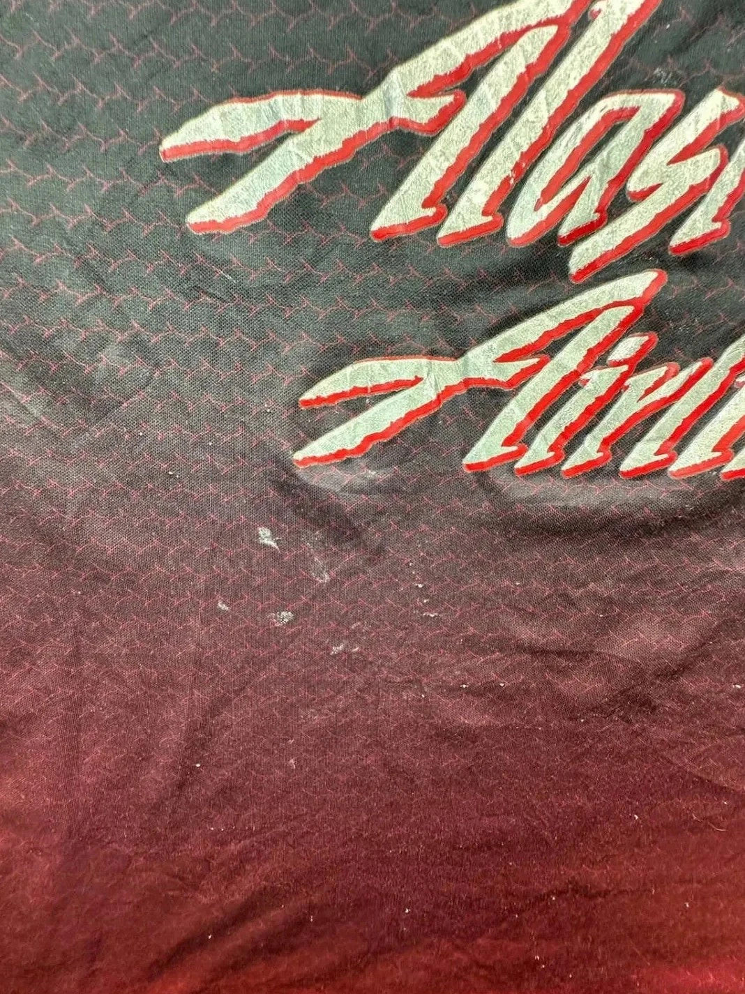Maillot Adidas Vintage Portland Alaska Airlines – Rouge & Noir