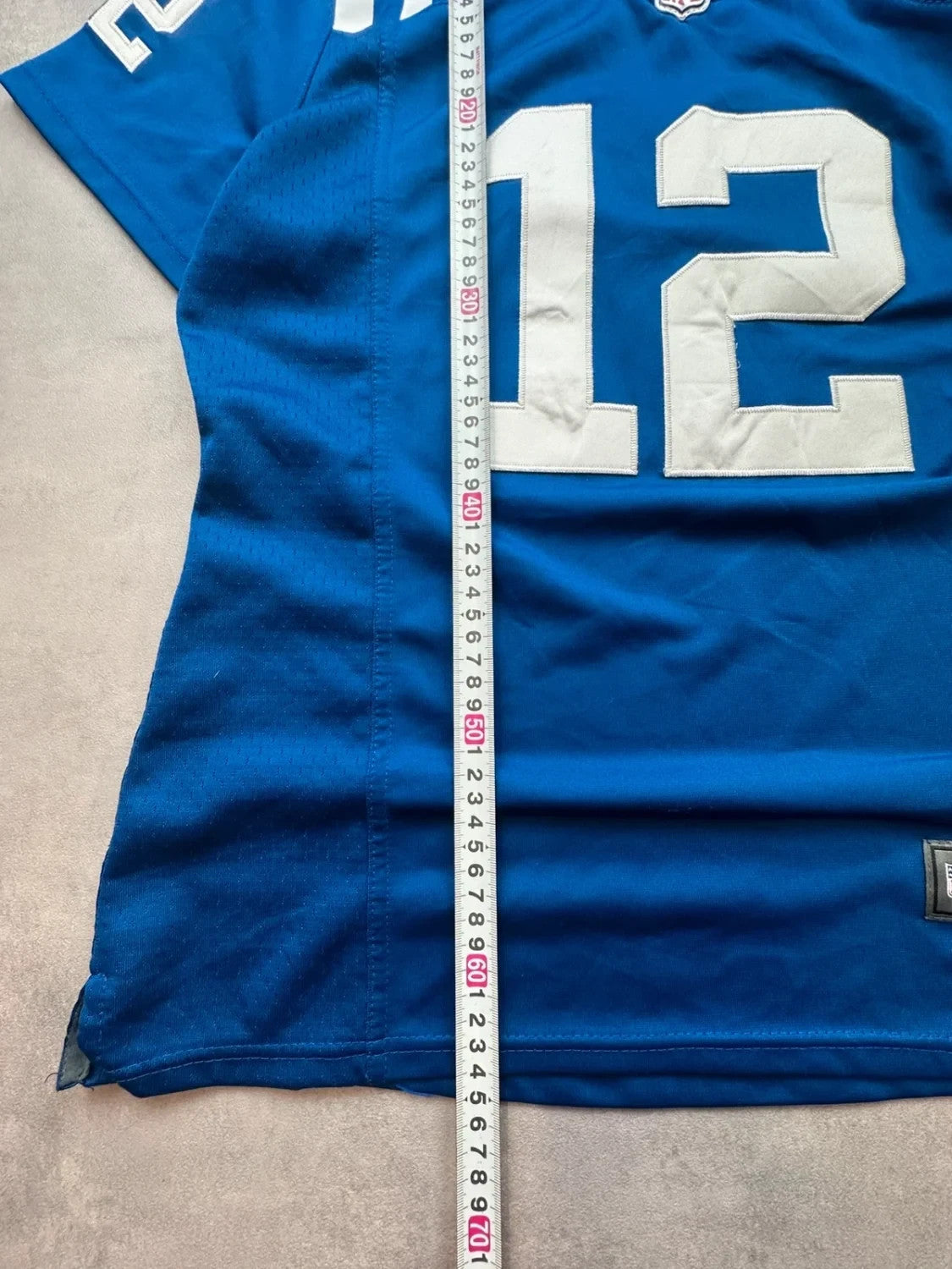 Maillot NFL Nike Vintage Andrew Luck #12 Indianapolis Colts Bleu