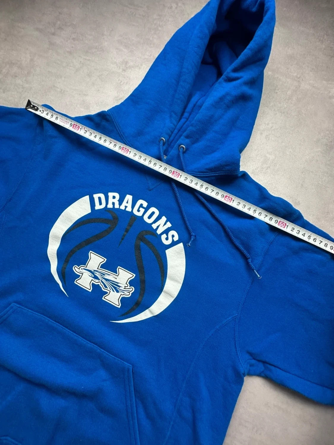 Sweat Vintage Russell Athletic Dragons Basketball – Bleu M