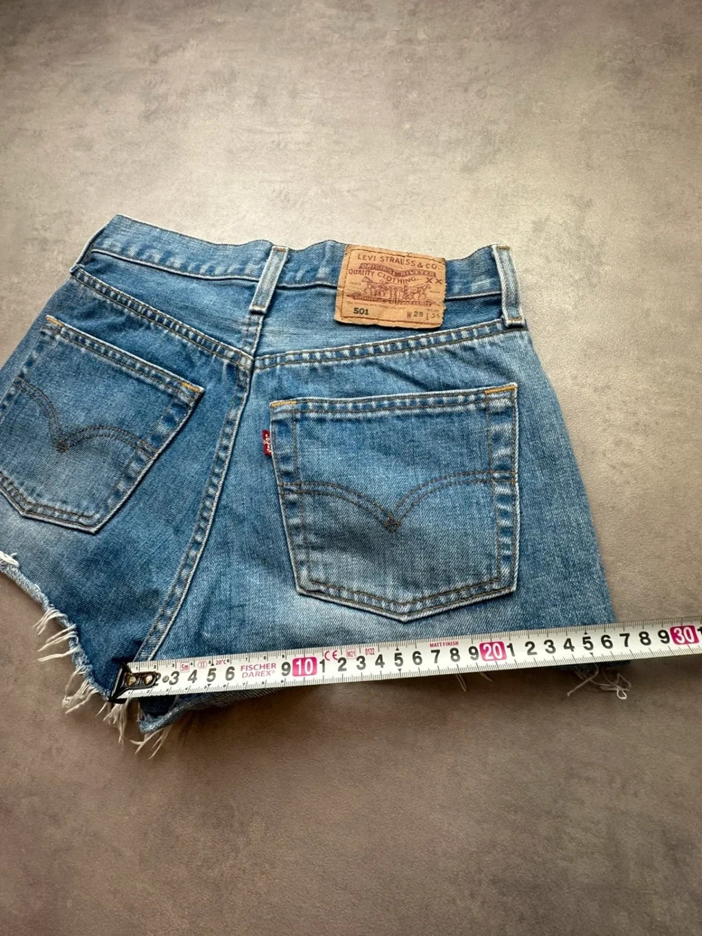 Short en Jean Levi's Vintage Destroy Regular Fit