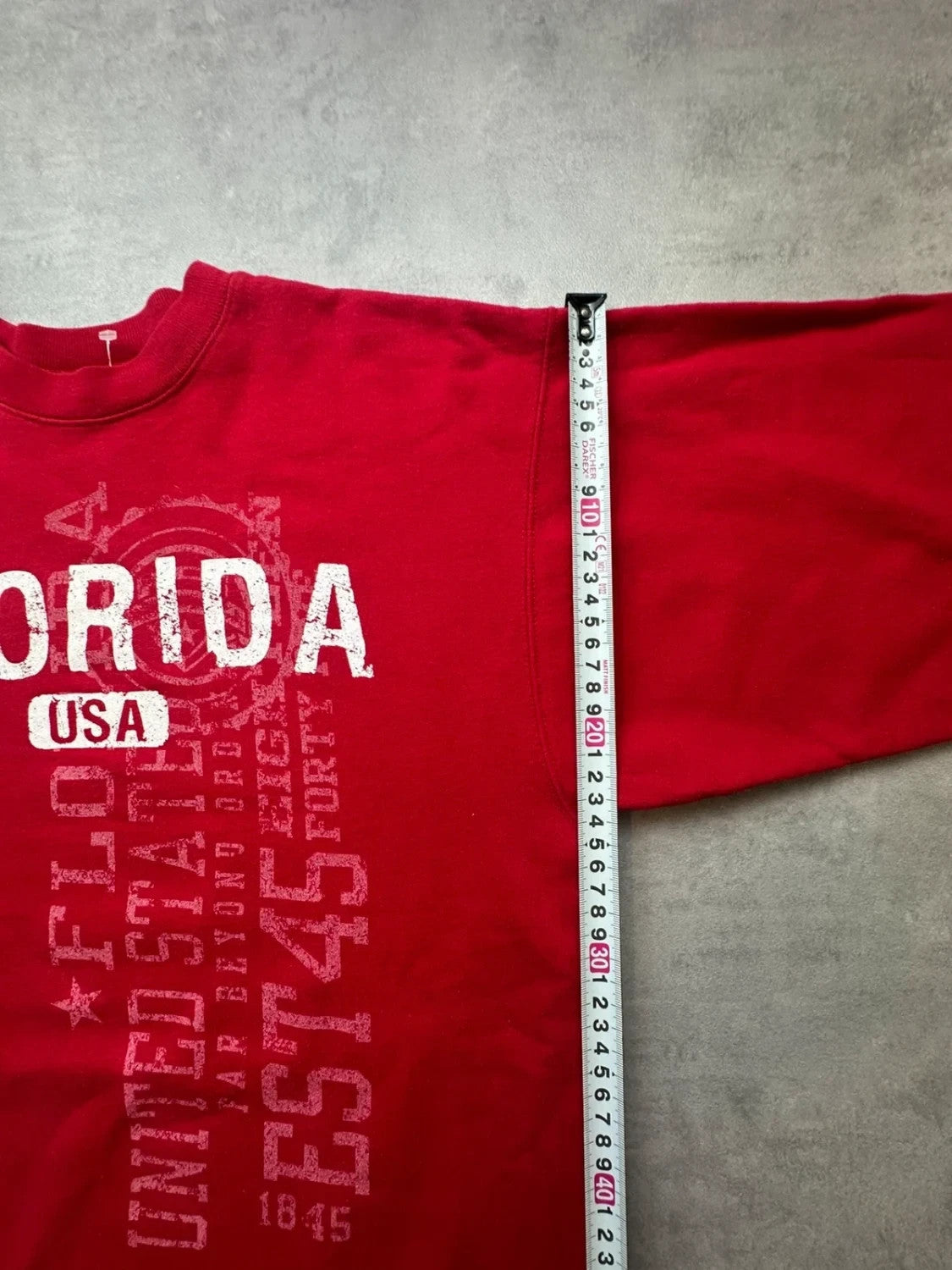 Sweat Vintage Florida USA Rouge – College & Sportswear