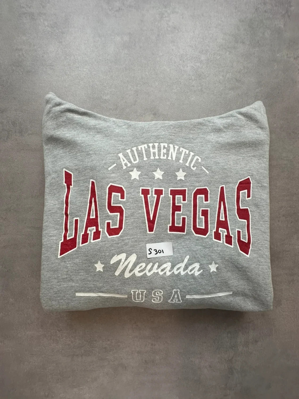 Hoodie Vintage Las Vegas Nevada USA – Gris Chiné – American College