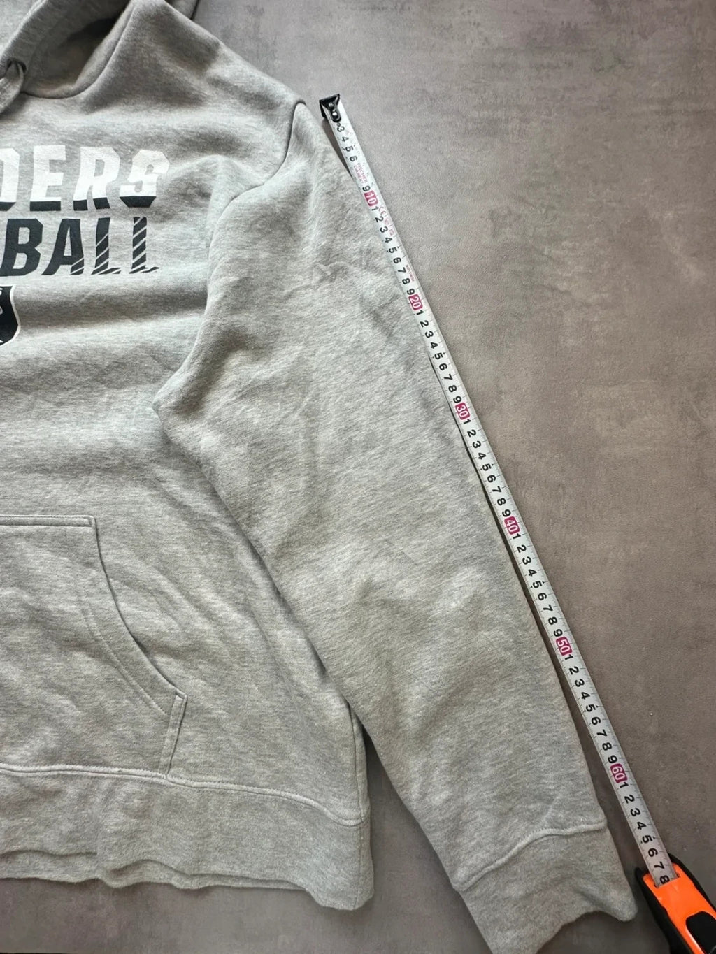 Hoodie Vintage Raiders Football NFL – Gris Chiné – Y2K Streetwear