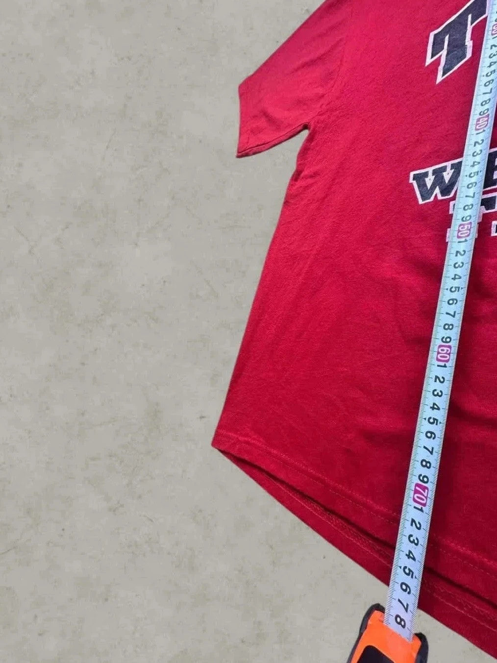 Tee-Shirt Vintage Red Trojan Fanatic Rouge