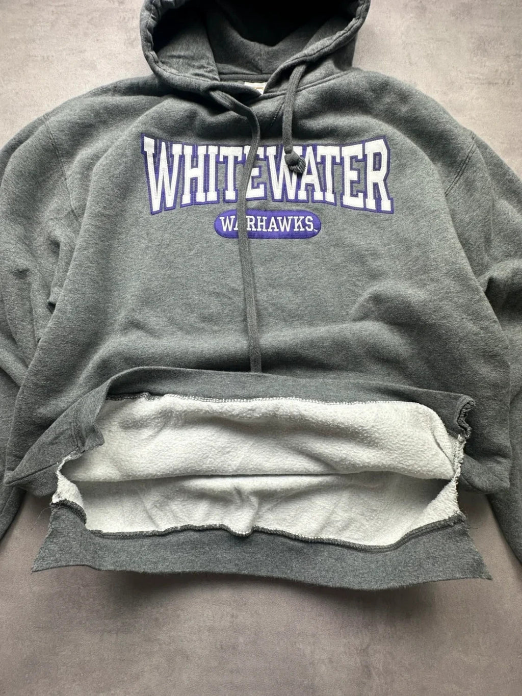 Sweat Vintage Whitewater Warhawks Gris