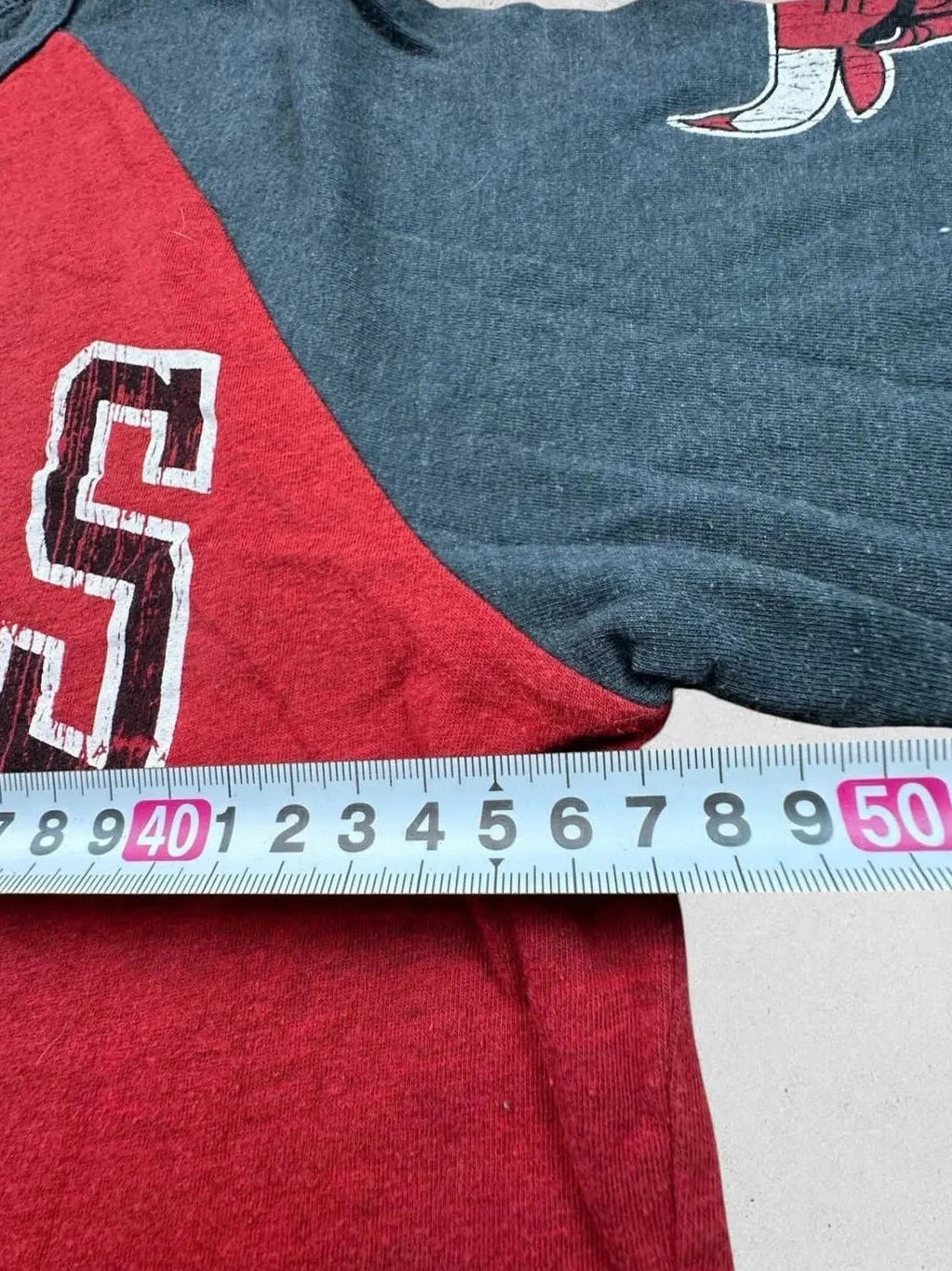 Tee-Shirt NBA Vintage Chicago Bulls Rouge & Gris – Basketball
