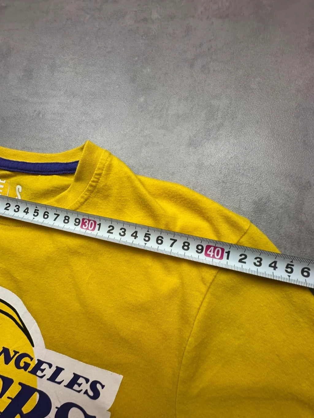 Tee-shirt NBA Vintage Los Angeles Lakers Jaune