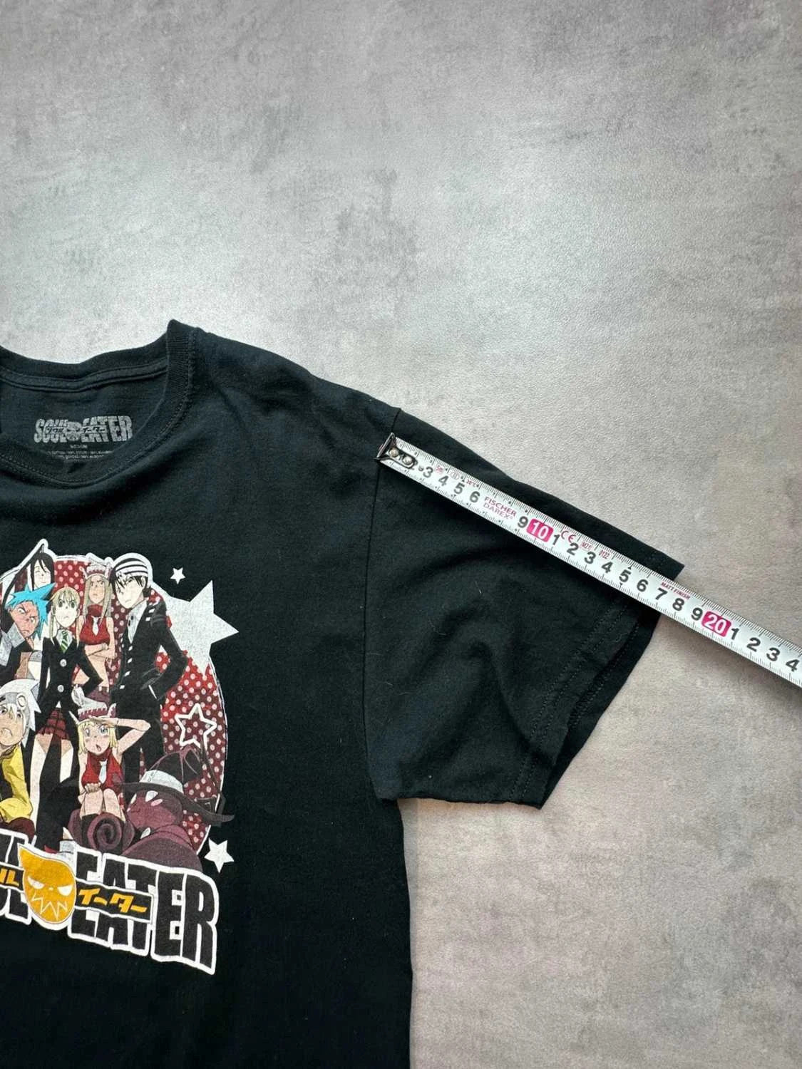 T-Shirt Vintage Soul Eater Anime Manga Noir