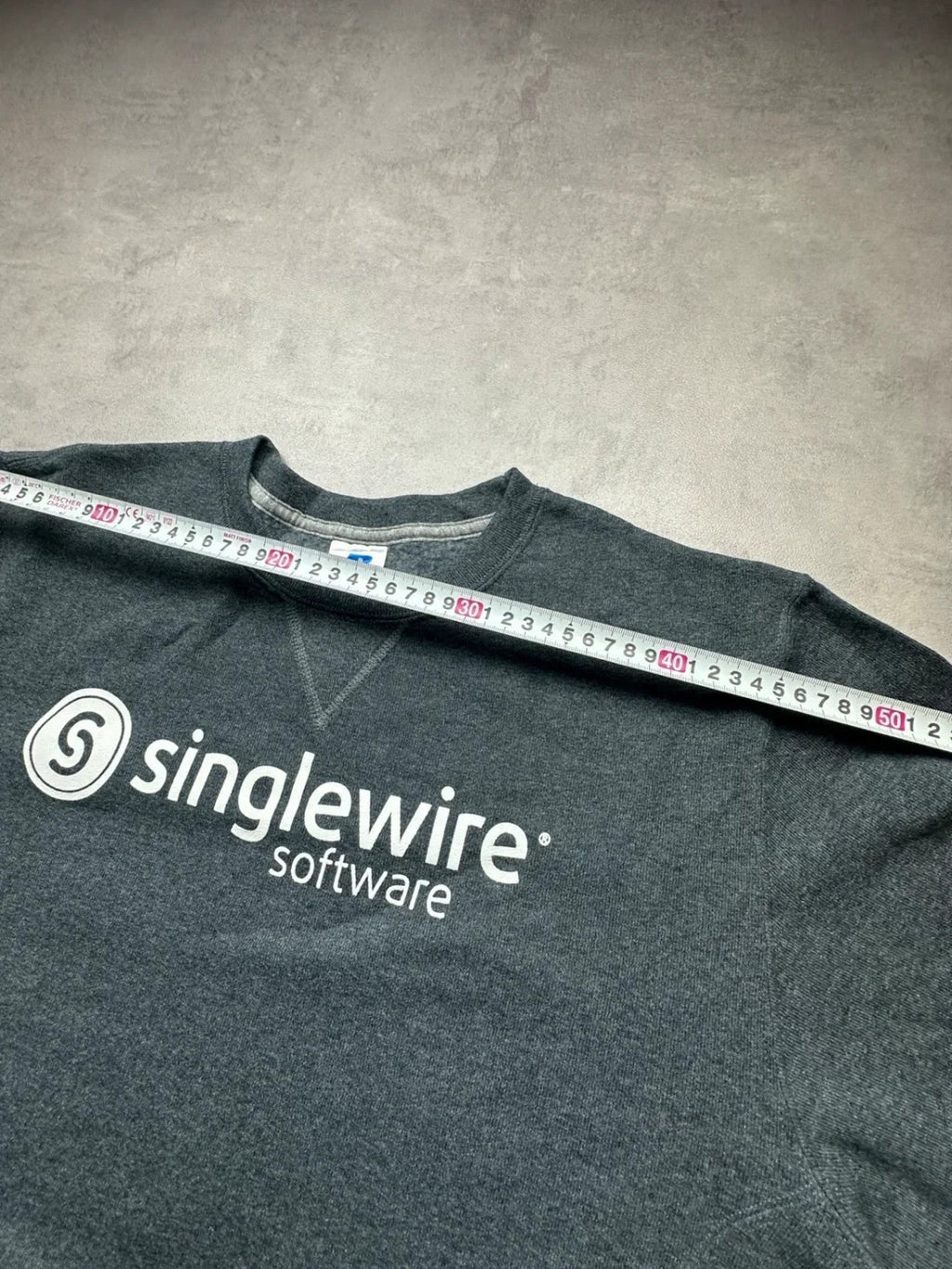 Sweat Russell Athletic Vintage Singlewire Software Gris