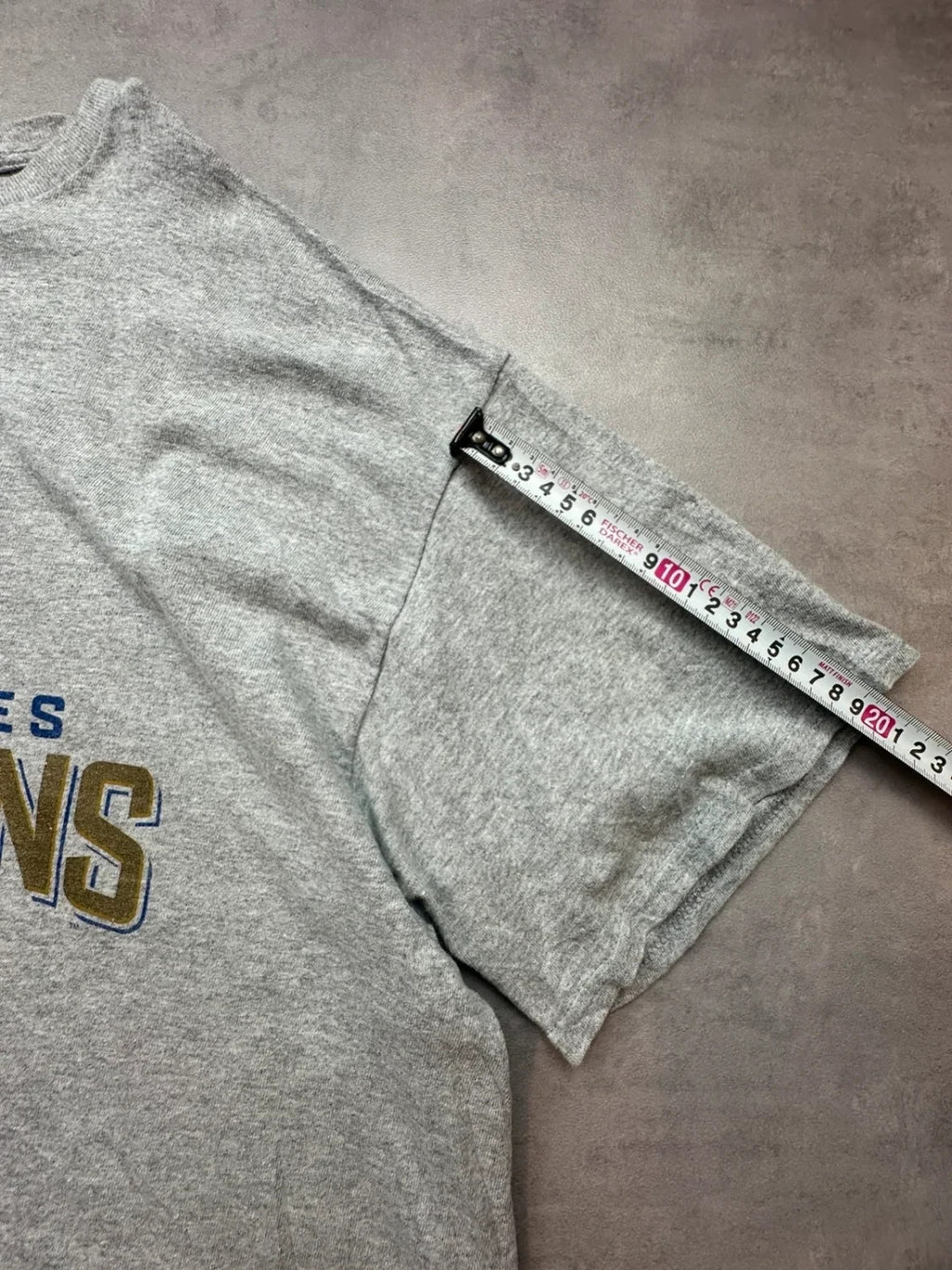 Tee-shirt MLB Vintage Chicago Cubs Majestic 2016 World Series Champs Gris