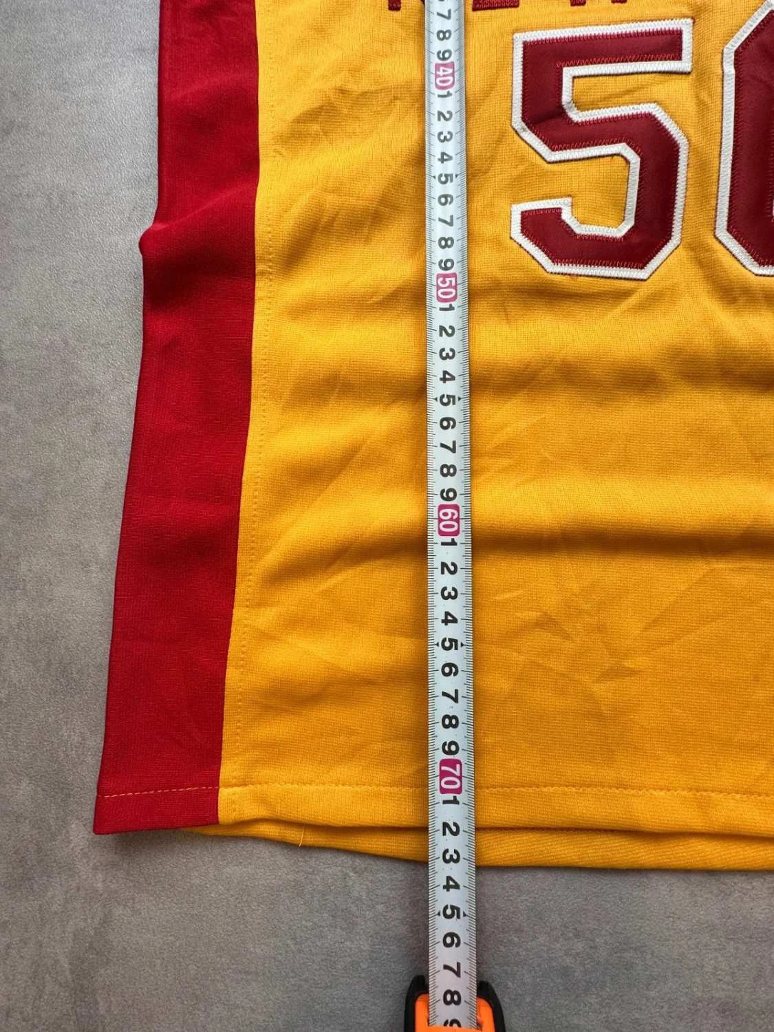 Maillot Basketball Vintage Marriott Madrid #50 – Jaune & Rouge