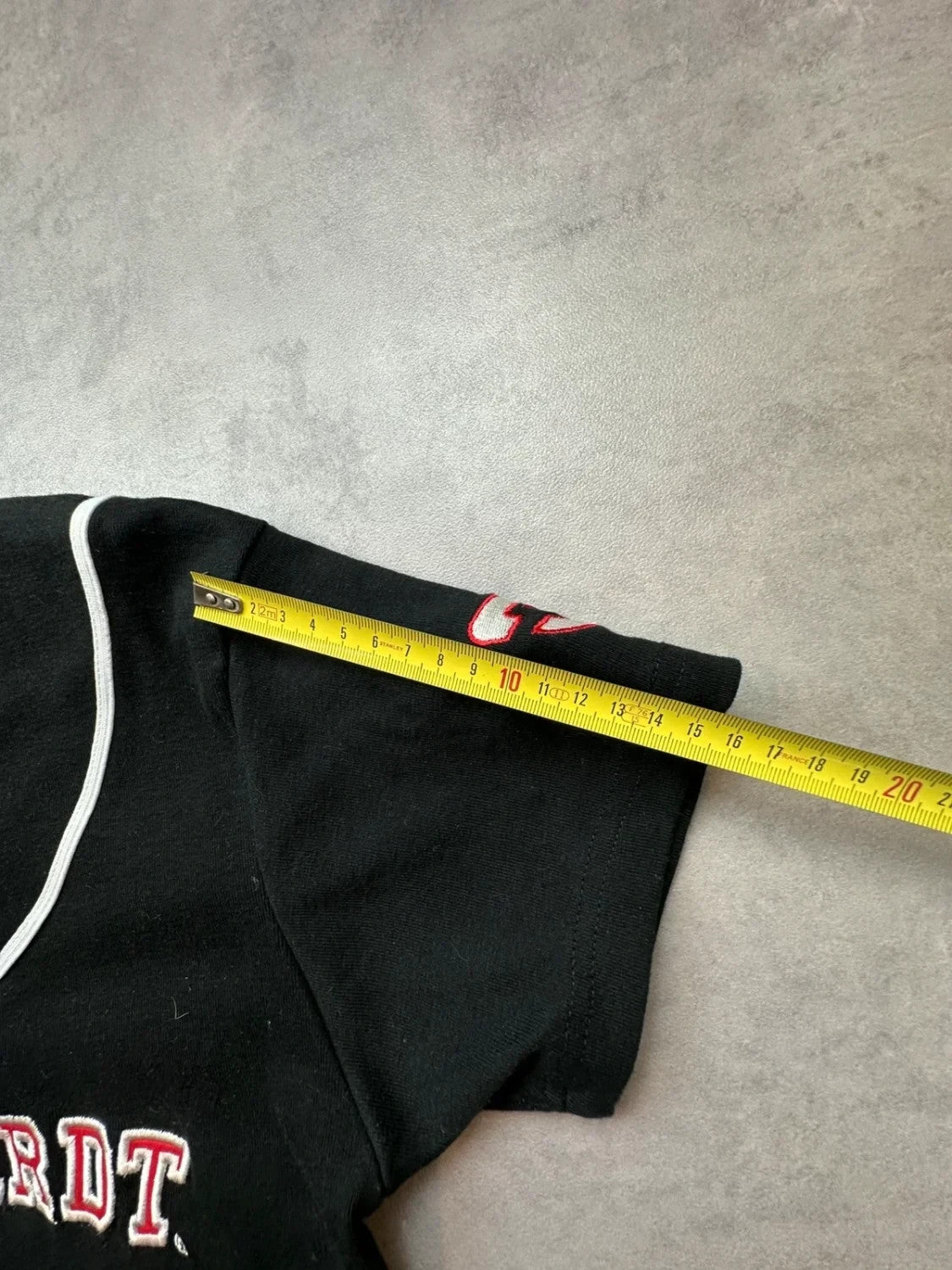 Maillot Baseball Vintage Earnhardt Noir