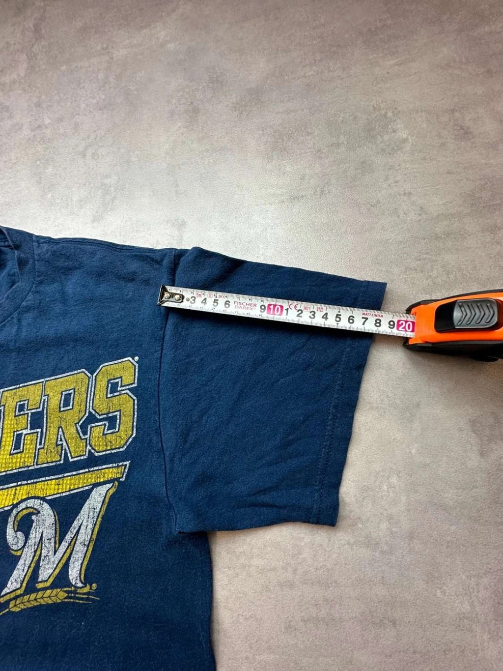 T-Shirt MLB Vintage Milwaukee Brewers Marine