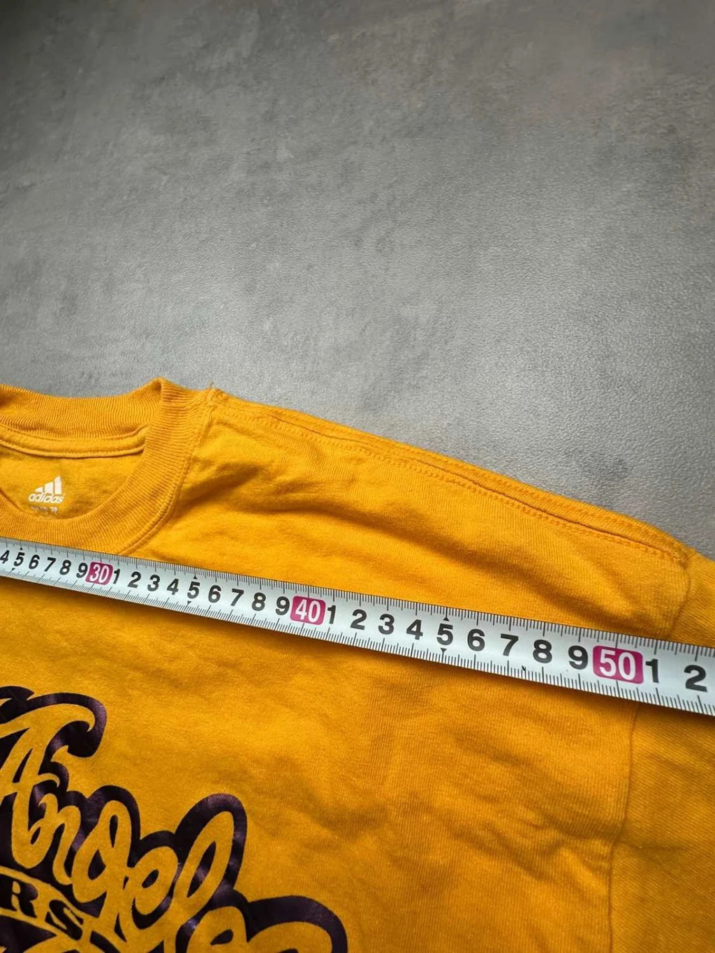 T-Shirt Adidas Vintage Los Angeles Lakers Jaune