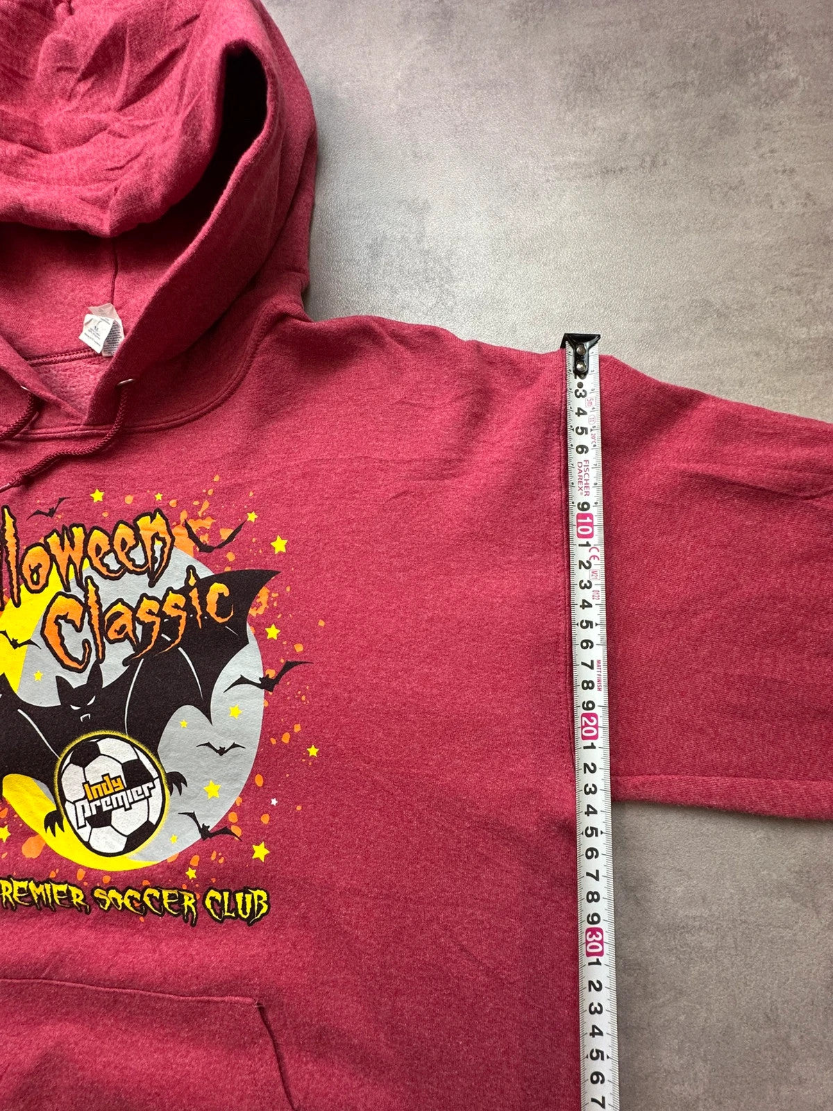 Hoodie Vintage Halloween Classic Indy Premier Soccer Club – Bordeaux