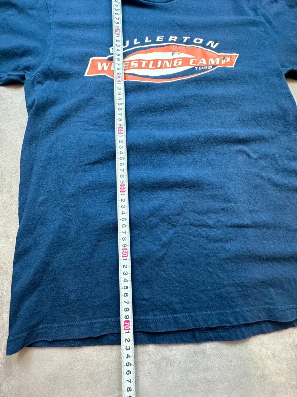 Tee-Shirt Vintage Wrestling Camp 1999 Marine