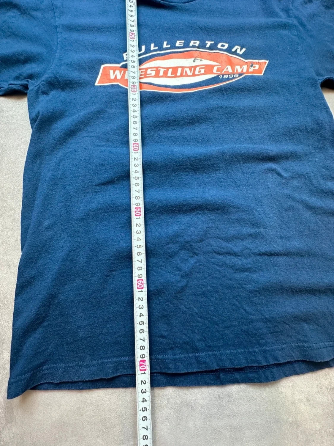 Tee-Shirt Vintage Wrestling Camp 1999 Marine