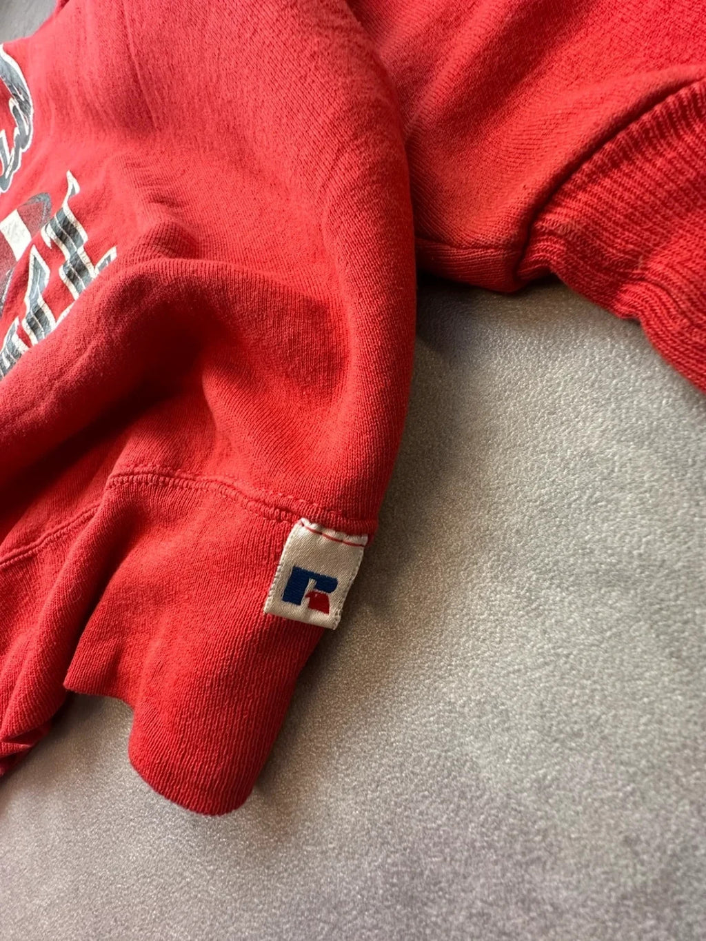 Sweat Russell Athletic Vintage St Johns Football Rouge – USA
