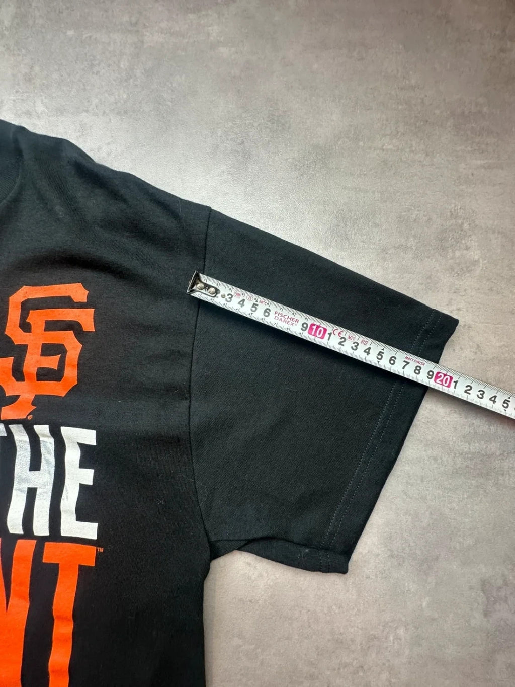 Tee-shirt MLB Vintage San Francisco Giants Majestic National League Champs Noir