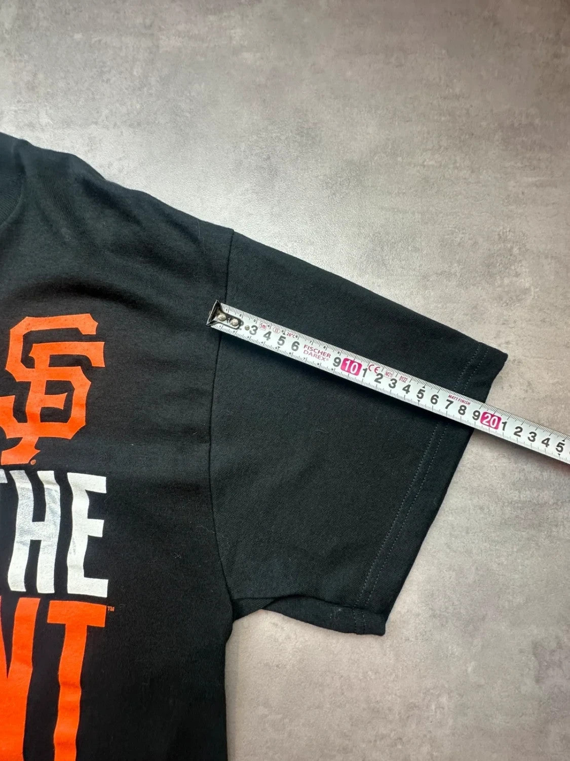 Tee-shirt MLB Vintage San Francisco Giants Majestic National League Champs Noir
