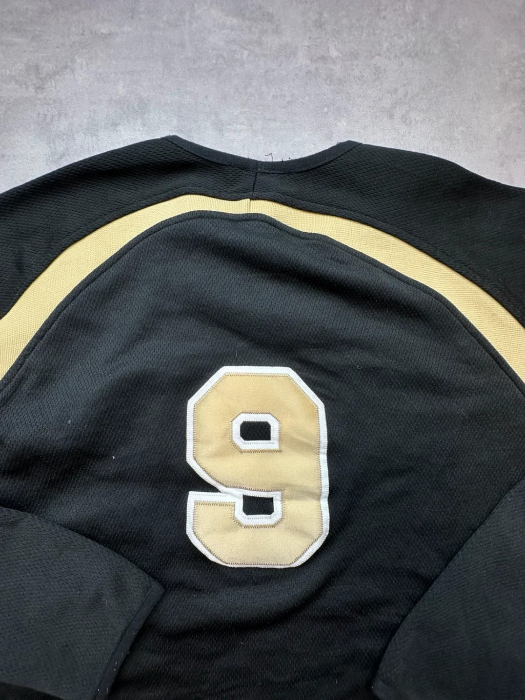 Maillot Softball Vintage Alvirne Noir & Jaune