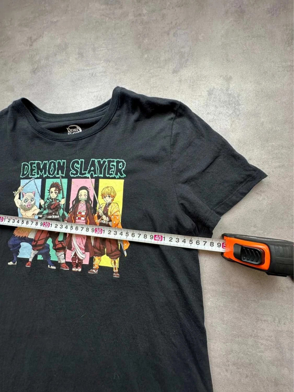 T-Shirt Demon Slayer Kimetsu no Yaiba Manga Noir – Y2K