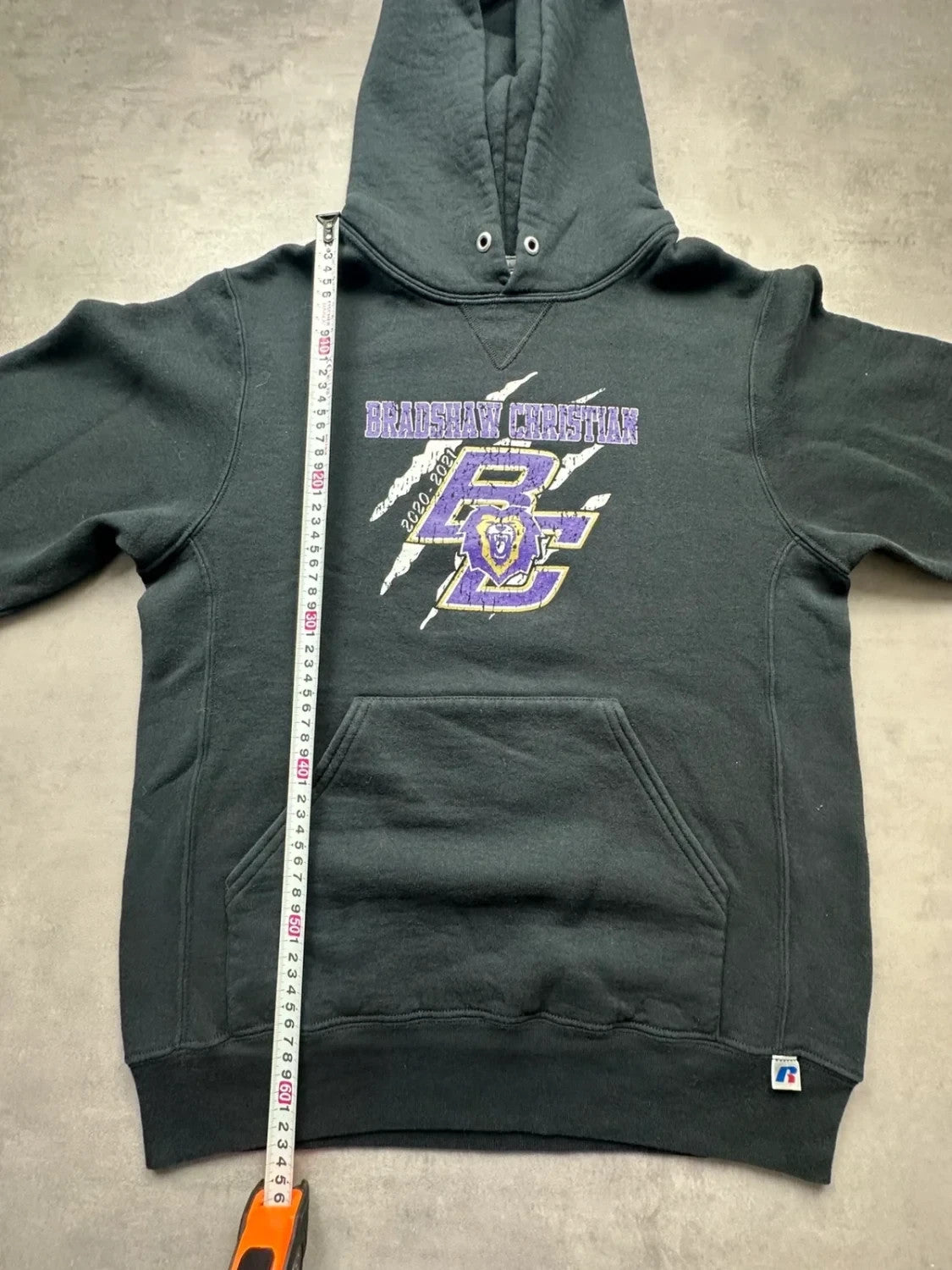 Sweat Russell Athletic Vintage Bradshaw Christian Noir
