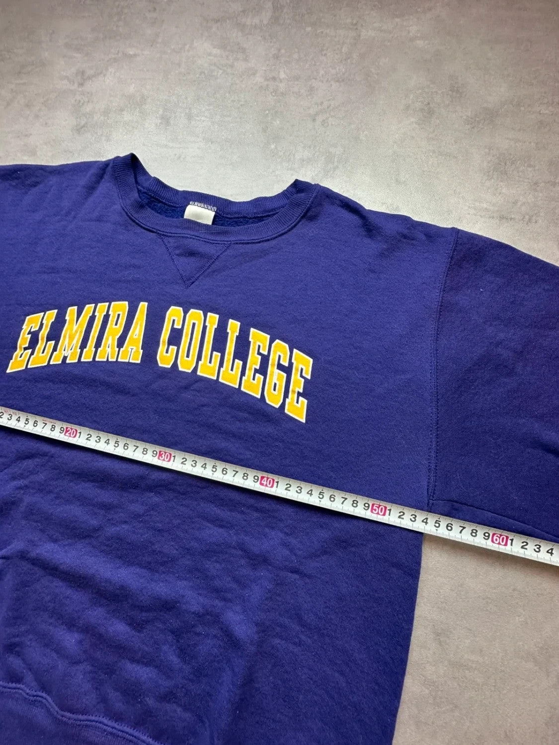 Sweat Russell Athletic Vintage Elmira College Violet – College USA
