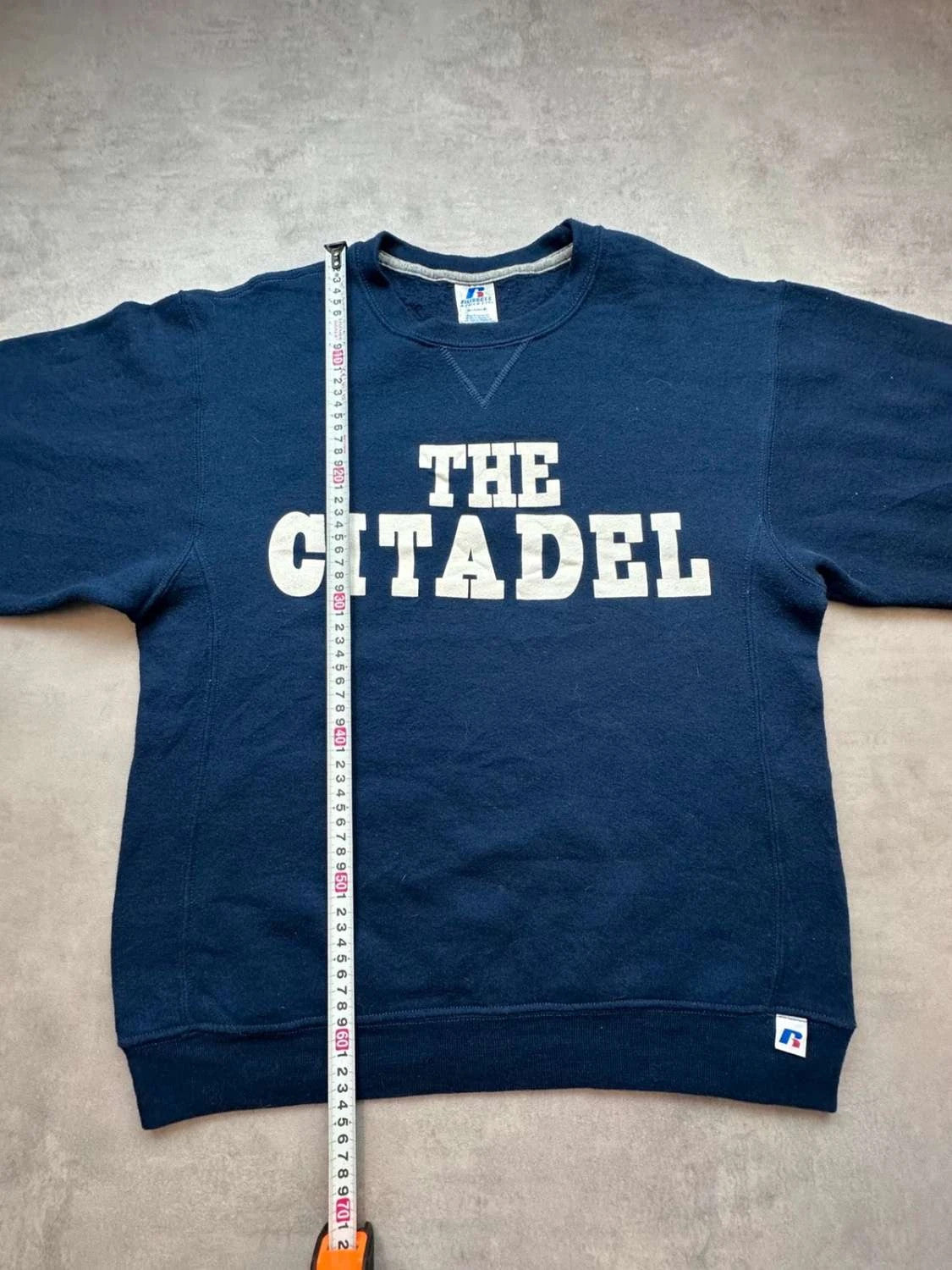 Sweat Russell Athletic Vintage The Citadel – Navy Oversize