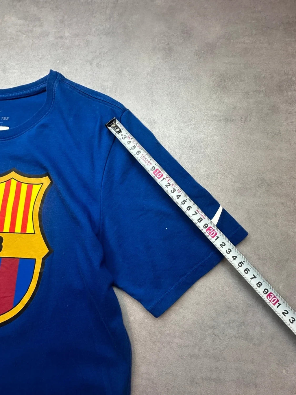Tee-shirt Nike Vintage FC Barcelone Bleu Homme Taille M | WellStore Vintage