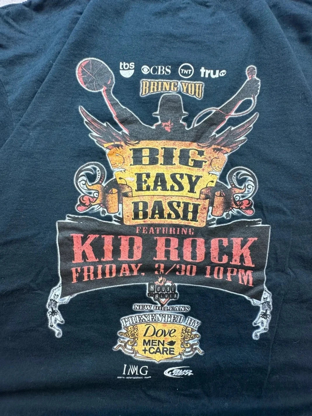 Tee Shirt Vintage Big Easy Bash Noir – USA