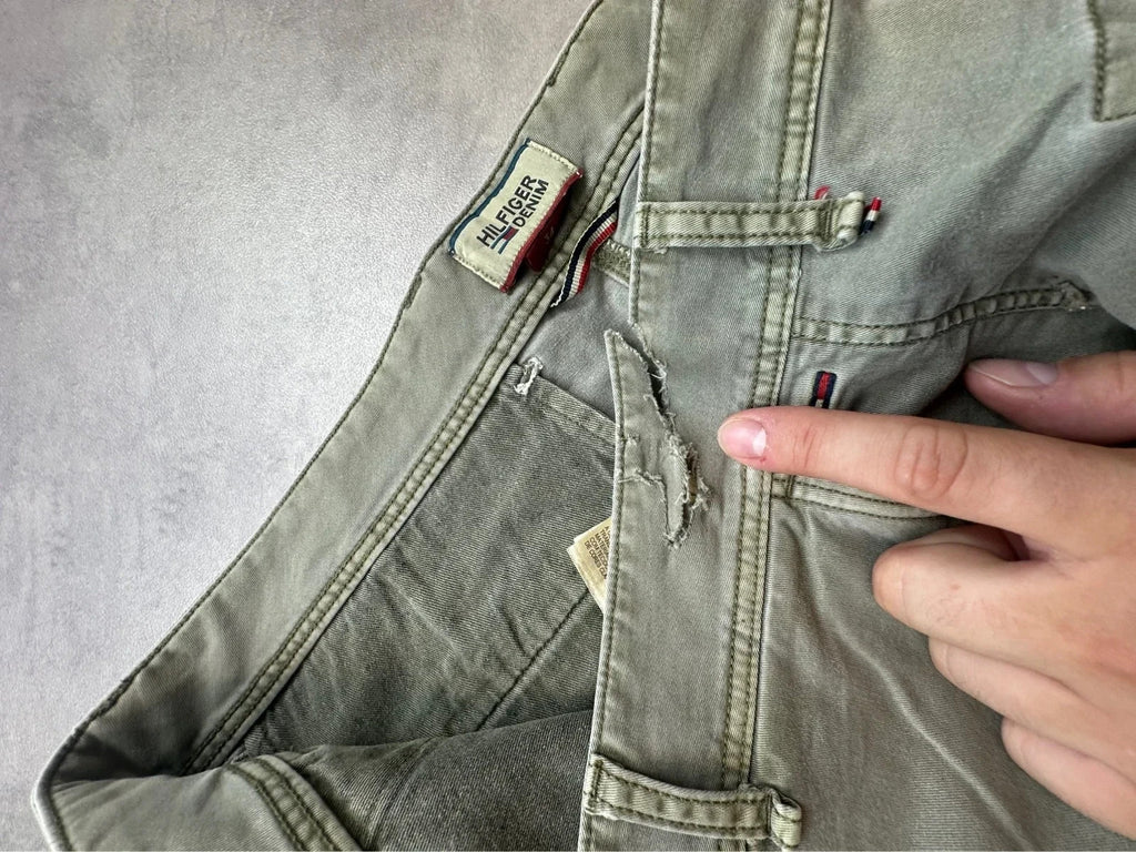 Short Cargo Tommy Hilfiger Vintage Kaki | WellStore Vintage