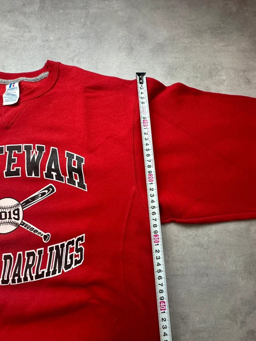 Sweat Russell Athletic Vintage Ooltewah Diamond Darlings Rouge – USA