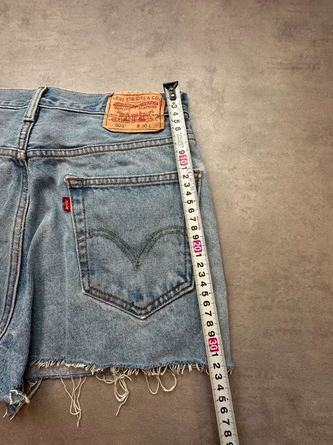 Short en Jean Levi's Vintage Destroy Regular Fit