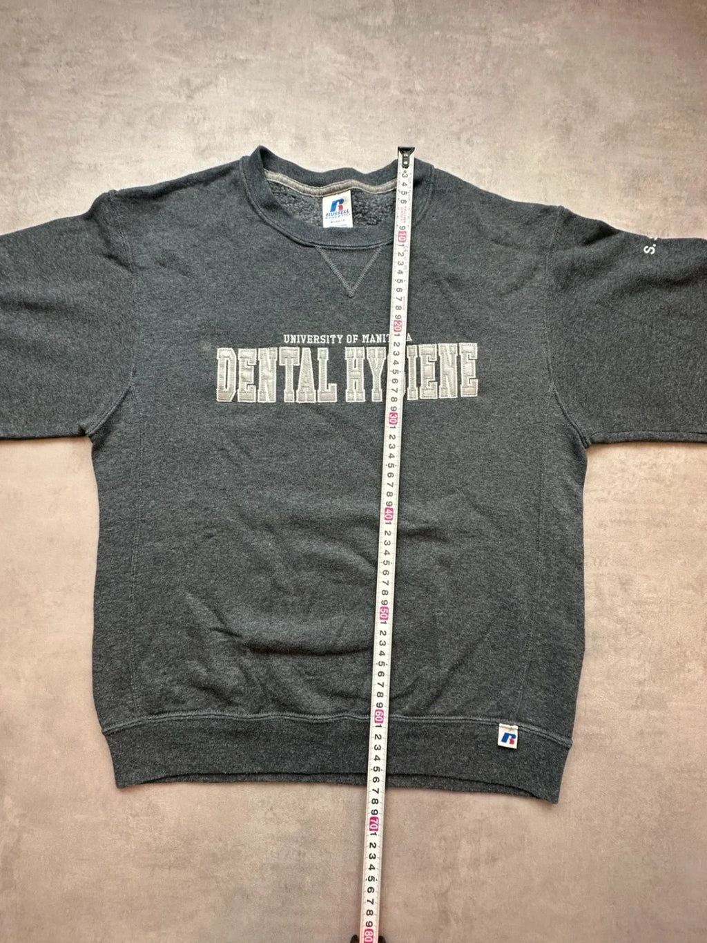 Sweat Russell Athletic Vintage University of Manitoba Gris – College Canada