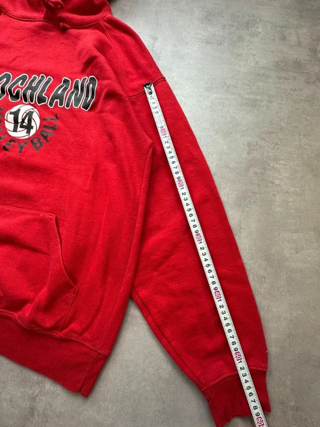 Sweat Vintage USA Goochland Volleyball Rouge