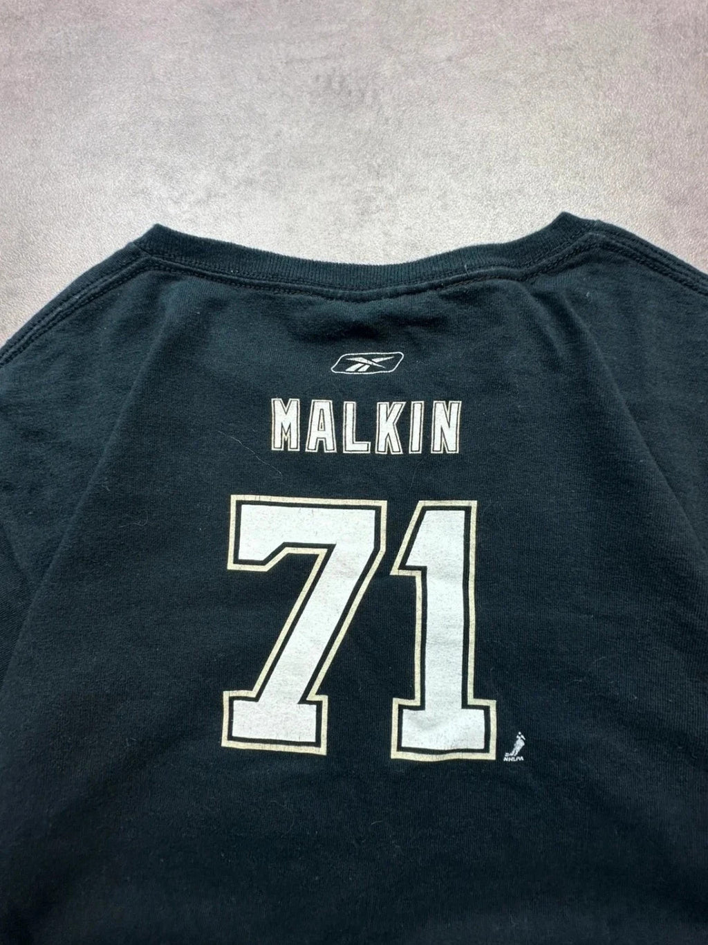 Tee Shirt Vintage Pittsburgh Penguins Malkin #71 Noir – NHL Hockey USA
