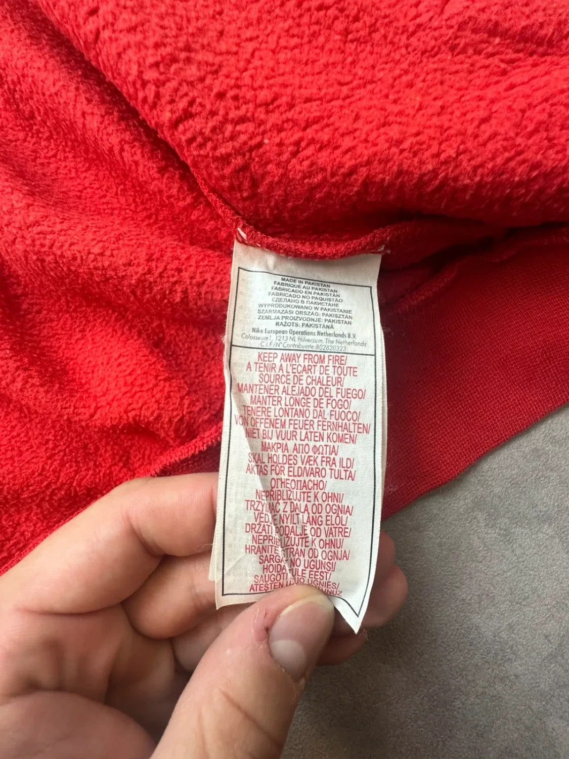 Veste Zippée Nike Vintage Oregon Rouge